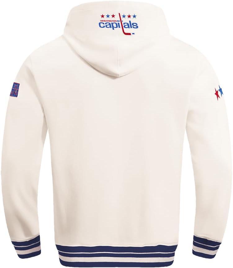 imagePro Standard Mens NHL Retro Classics Brushed Back French Terry Pull Over HoodieEggshell Midnight Navy