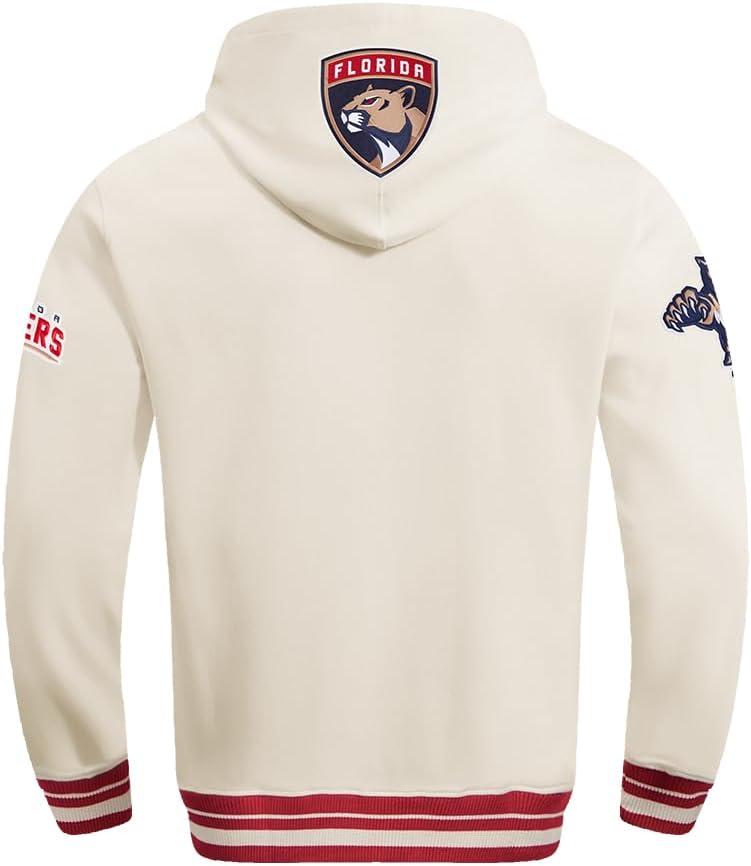 imagePro Standard Mens NHL Retro Classics Brushed Back French Terry Pull Over HoodieEggshell Red
