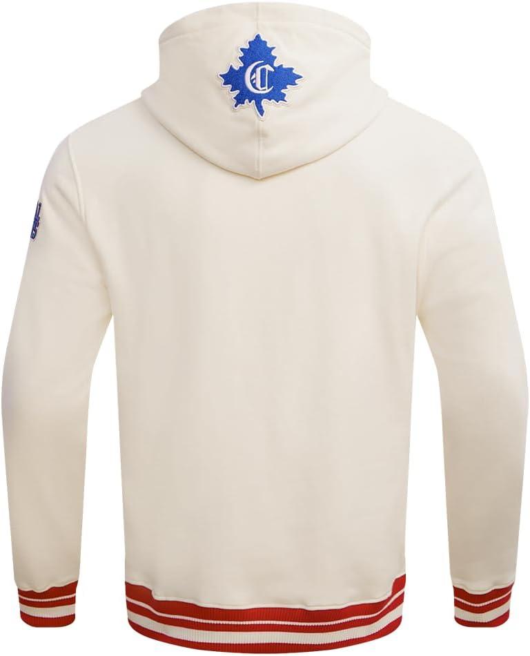 imagePro Standard Mens NHL Retro Classics Brushed Back French Terry Pull Over HoodieEggshell Red