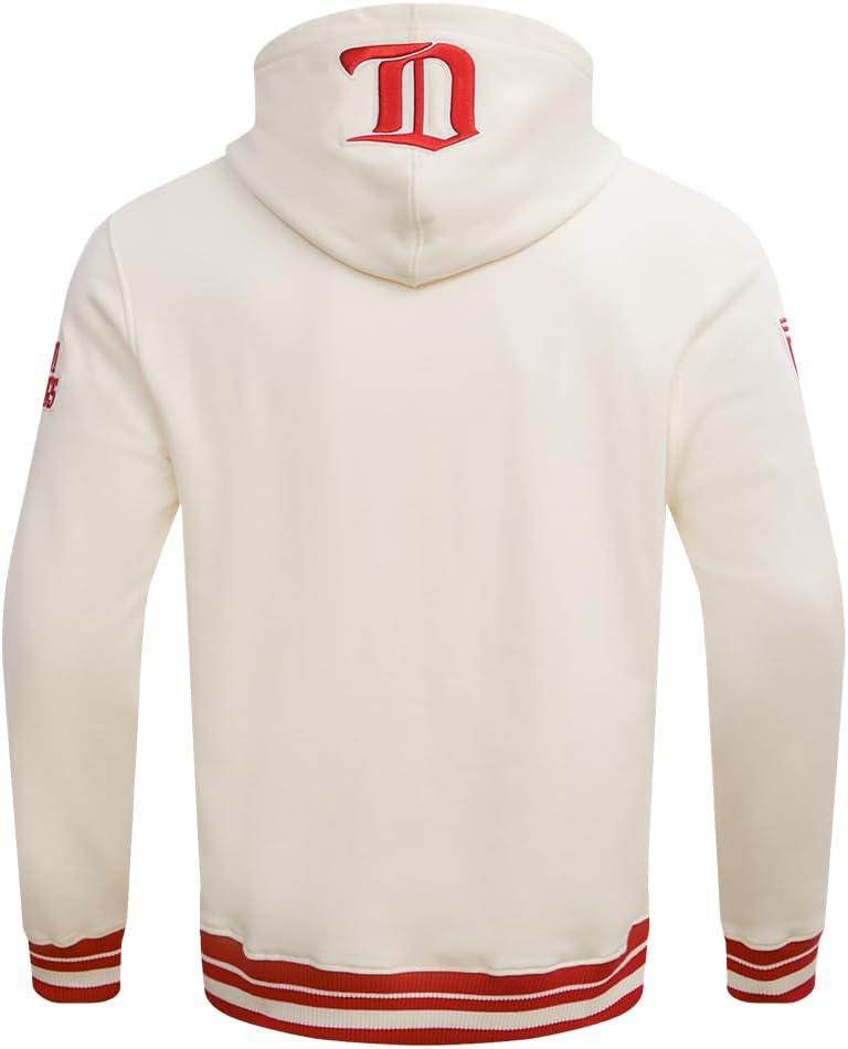 imagePro Standard Mens NHL Retro Classics Brushed Back French Terry Pull Over HoodieEggshell Red