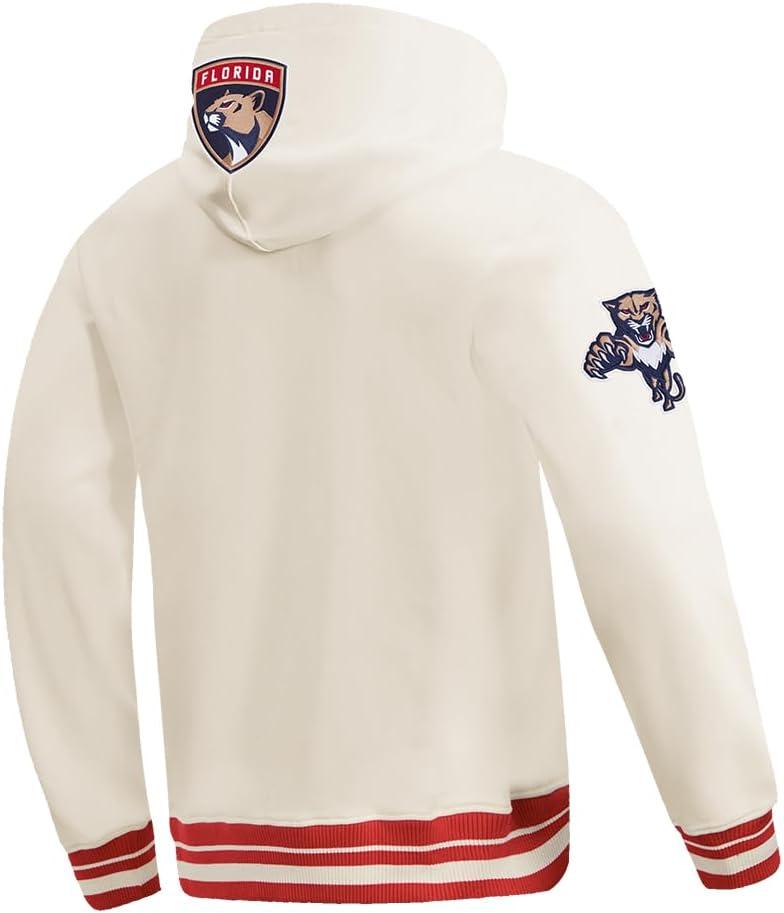 imagePro Standard Mens NHL Retro Classics Brushed Back French Terry Pull Over HoodieEggshell Red