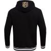 Pro Standard Men’s NHL Retro Classics Brushed Back French Terry Pull Over Hoodie(Black)