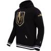 Pro Standard Men’s NHL Retro Classics Brushed Back French Terry Pull Over Hoodie(Black)