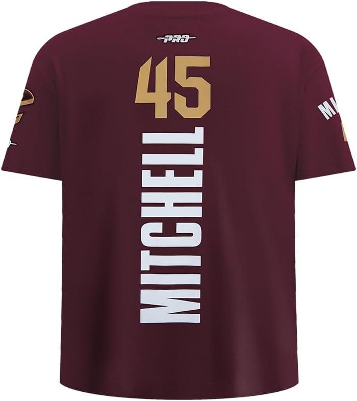 imagePro Standard NBA Boys Big Boys NBA Cleveland Cavaliers Classic Player Cotton Short Sleeve TeeWine