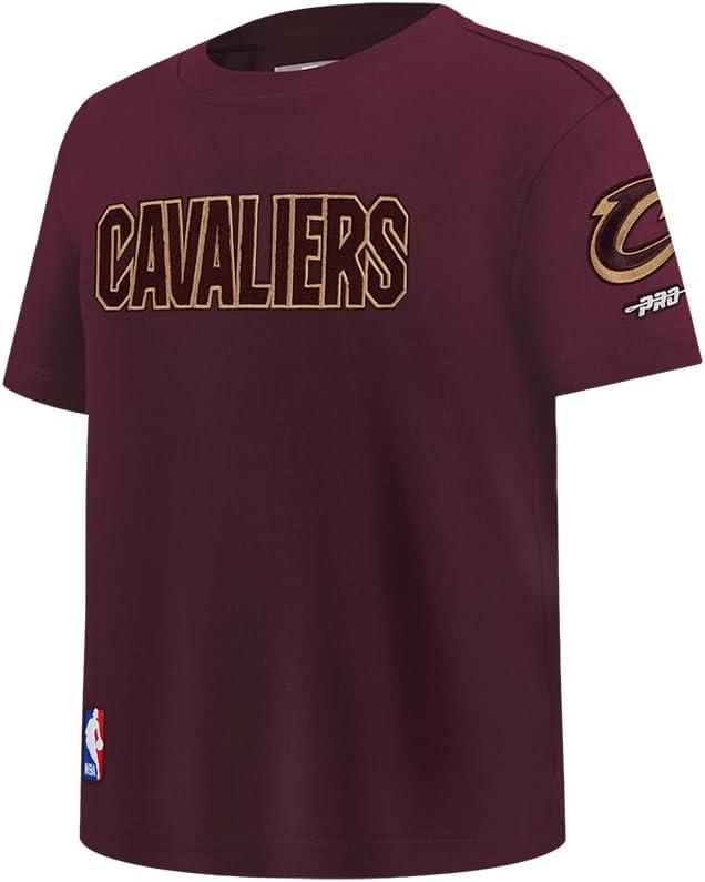 imagePro Standard NBA Boys Big Boys NBA Cleveland Cavaliers Classic Player Cotton Short Sleeve TeeWine
