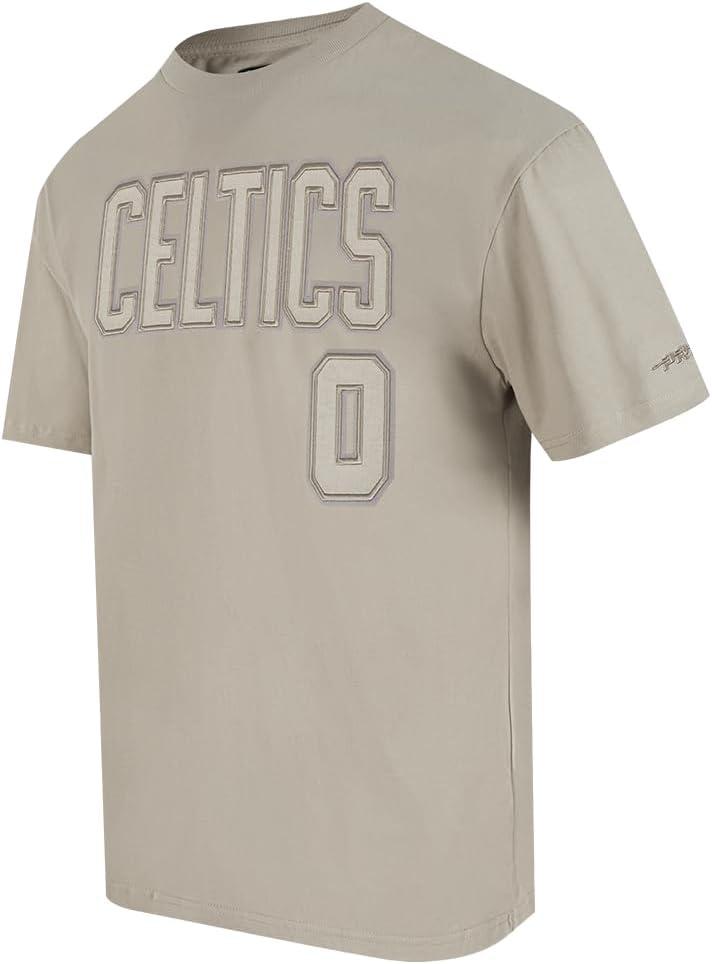 imagePro Standard NBA Mens Mens NBA Boston Celtics Neutrals Player Cotton Short Sleeve TeeTaupe