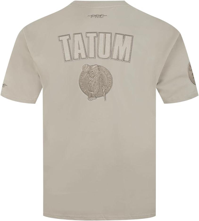 imagePro Standard NBA Mens Mens NBA Boston Celtics Neutrals Player Cotton Short Sleeve TeeTaupe