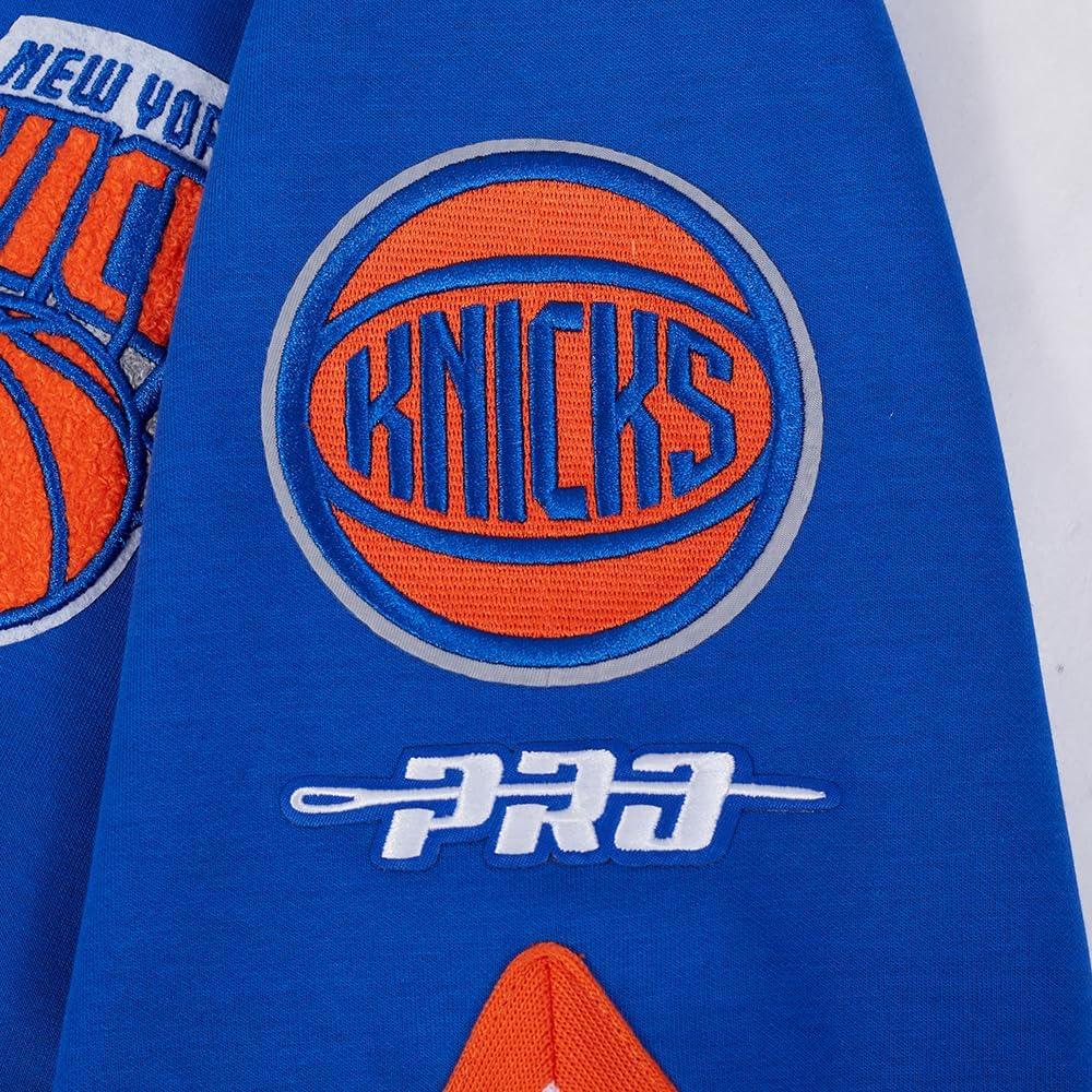 imagePro Standard NBA Mens Mens NBA New York Knicks Classic Player Cotton Double Knit Button DownRoyal BlueOrange