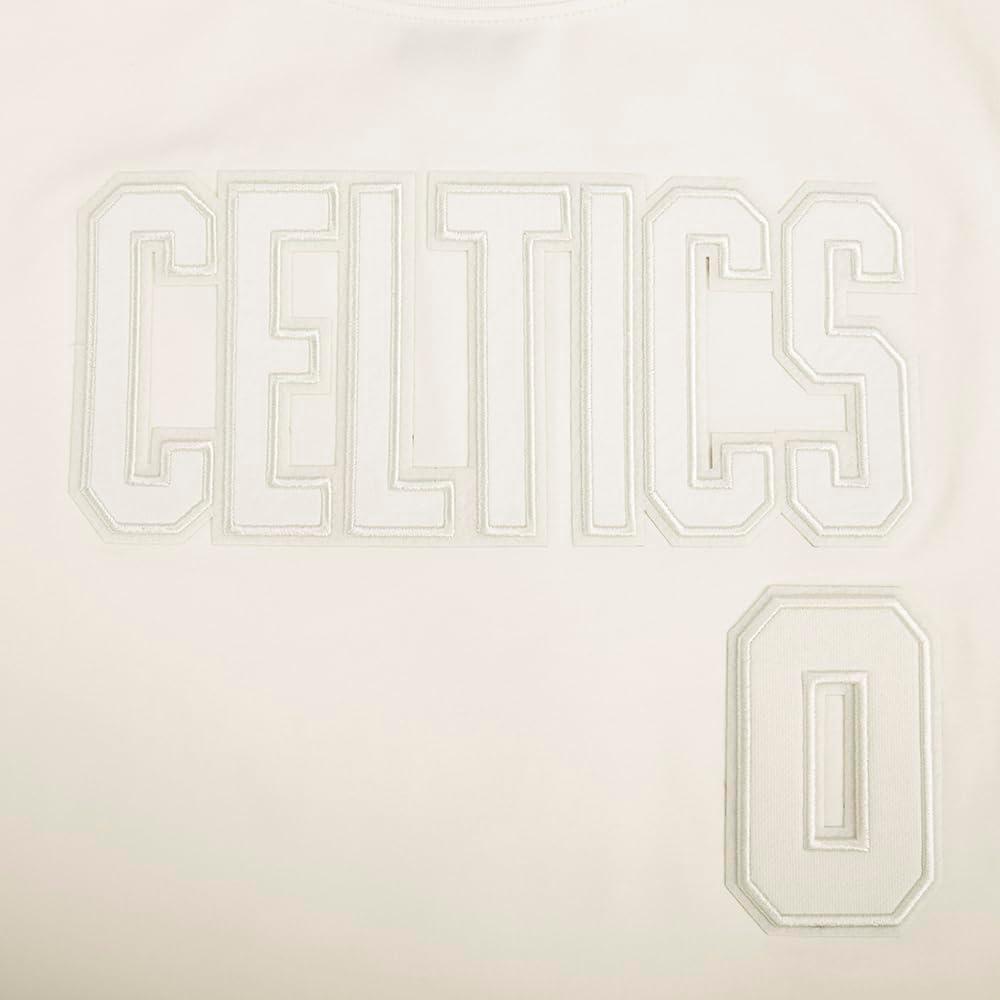imagePro Standard NBA Womens Womens NBA Boston Celtics Neutrals Player Short Sleeve Boxy TeeEggshell