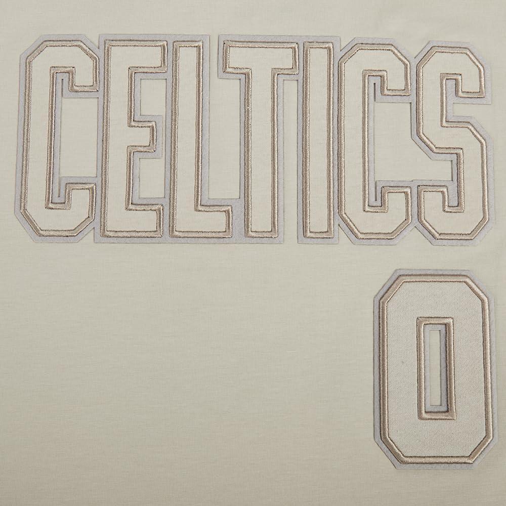 imagePro Standard NBA Womens Womens NBA Boston Celtics Neutrals Player Short Sleeve Boxy TeeTaupe
