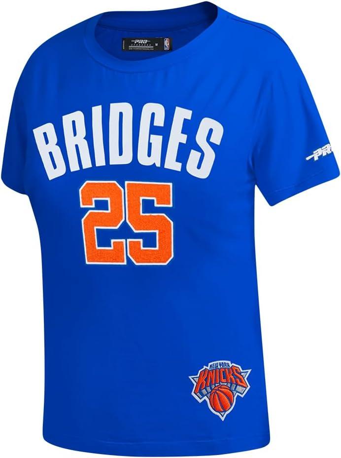imagePro Standard NBA Womens Womens NBA New York Knicks Classic Player Cotton Short Sleeve Slim TeeTeam Color