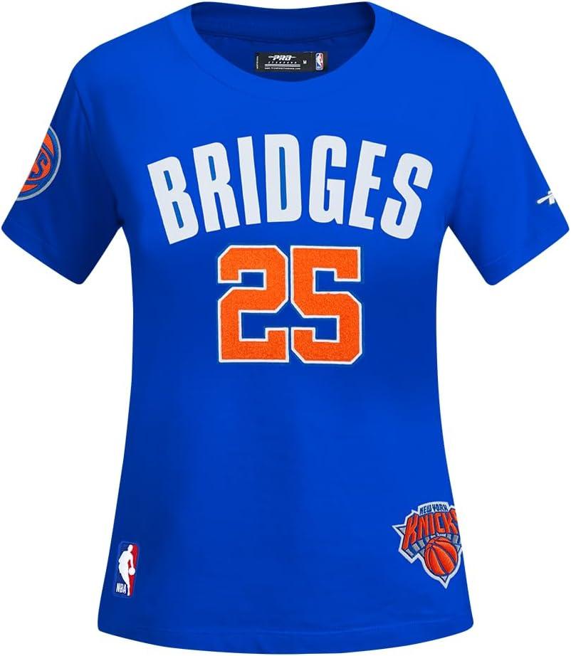 imagePro Standard NBA Womens Womens NBA New York Knicks Classic Player Cotton Short Sleeve Slim TeeTeam Color