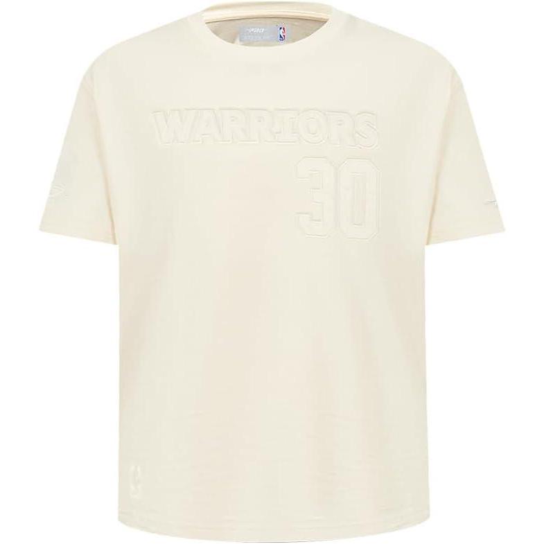 imagePro Standard NBA Boys Big Boys NBA Golden State Warriors Neutrals Player Cotton Short Sleeve TeeEggshell