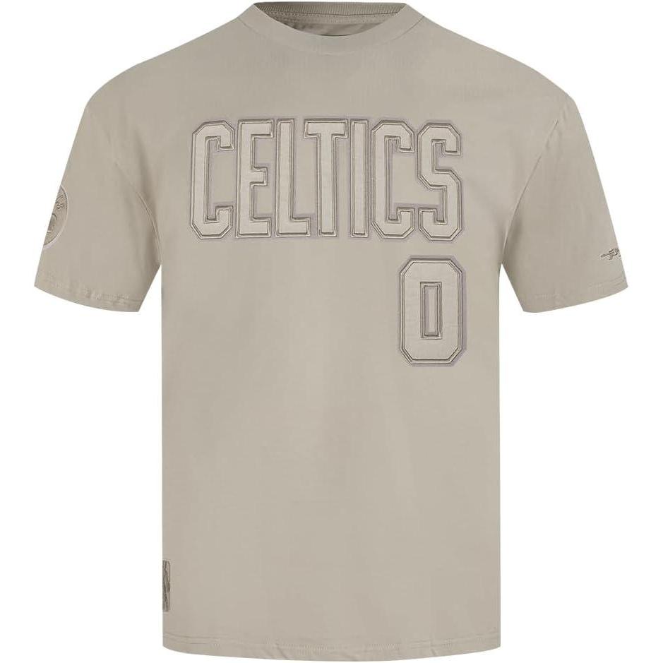 imagePro Standard NBA Mens Mens NBA Boston Celtics Neutrals Player Cotton Short Sleeve TeeTaupe