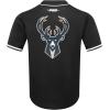 Pro Standard NBA Mens Mens NBA Milwaukee Bucks Classic Player Mesh Down Top(Black)