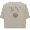 Pro Standard NBA Womens Womens NBA Boston Celtics Neutrals Player Short Sleeve Boxy Tee(Taupe)