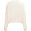 Pro Standard NBA womens Womens Nba Milwaukee Bucks Neutrals Player Brushed Back French Terry Crewneck Sweatshirt(Eggshell)