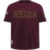 Pro Standard NBA Boys Big Boys NBA Cleveland Cavaliers Classic Player Cotton Short Sleeve Tee(Wine)