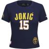 Pro Standard NBA Womens Womens NBA Denver Nuggets Classic Player Cotton Short Sleeve Slim Tee(Team Color)