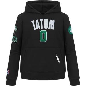 Pro Standard Boys’ Big NBA Boston Celtics Classic Player Fleece Pull Over Hoodie(Black)