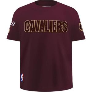 Pro Standard NBA Boys Big Boys NBA Cleveland Cavaliers Classic Player Cotton Short Sleeve Tee(Wine)