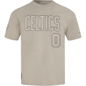 Pro Standard NBA Mens Mens NBA Boston Celtics Neutrals Player Cotton Short Sleeve Tee(Taupe)