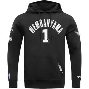 Pro Standard NBA mens Mens Nba San Antonio Spurs Classic Player Cotton Double Knit Pull Over Hoodie(Black)