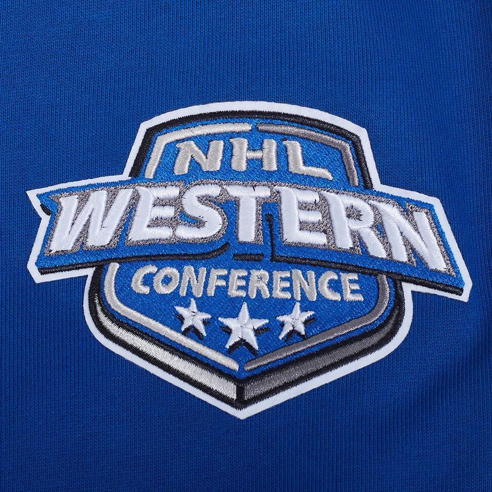 imagePro Standard Mens NHL Old English Pull Over HoodieDodger Blue