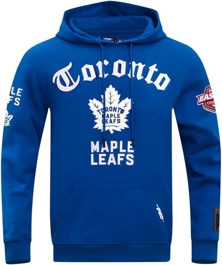 imagePro Standard Mens NHL Old English Pull Over HoodieDodger Blue