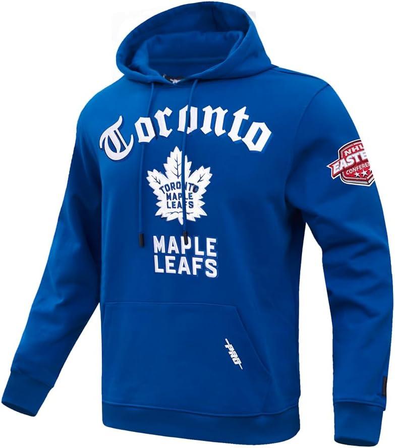 imagePro Standard Mens NHL Old English Pull Over HoodieDodger Blue