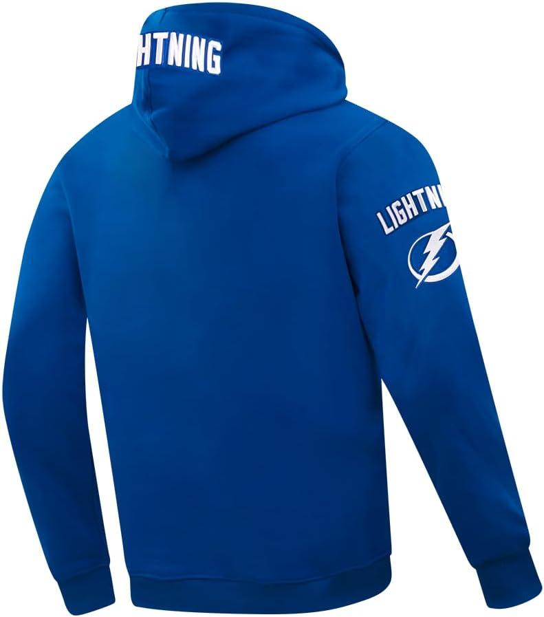 imagePro Standard Mens NHL Old English Pull Over HoodieDodger Blue
