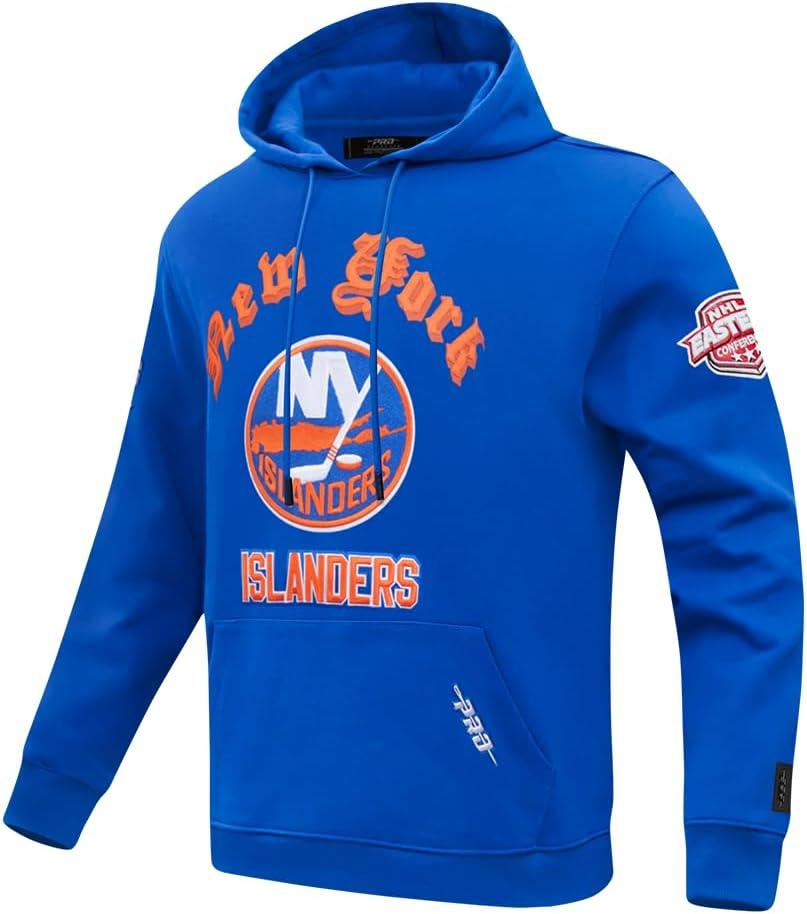 imagePro Standard Mens NHL Old English Pull Over HoodieRoyal Blue