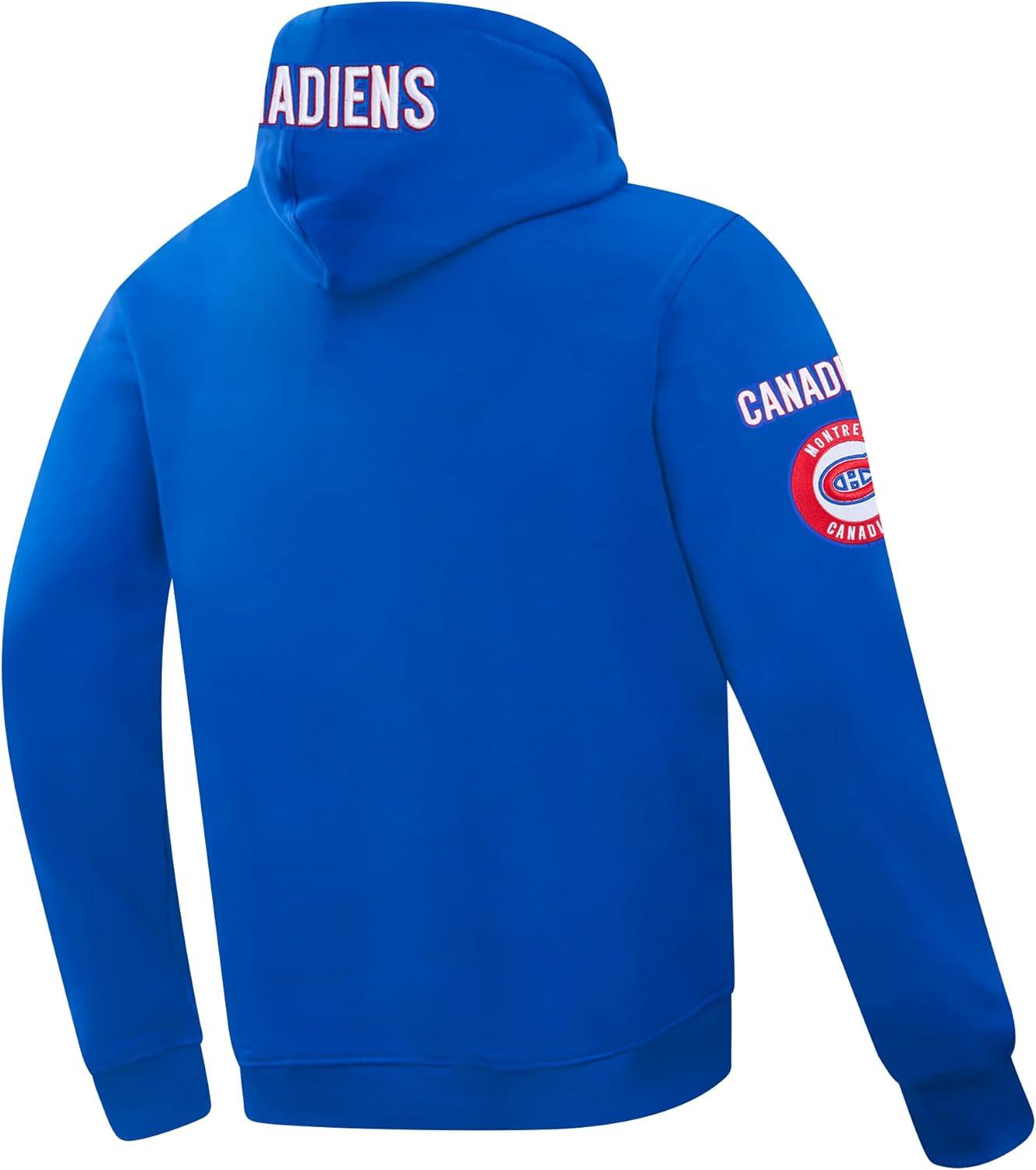 imagePro Standard Mens NHL Old English Pull Over HoodieRoyal Blue