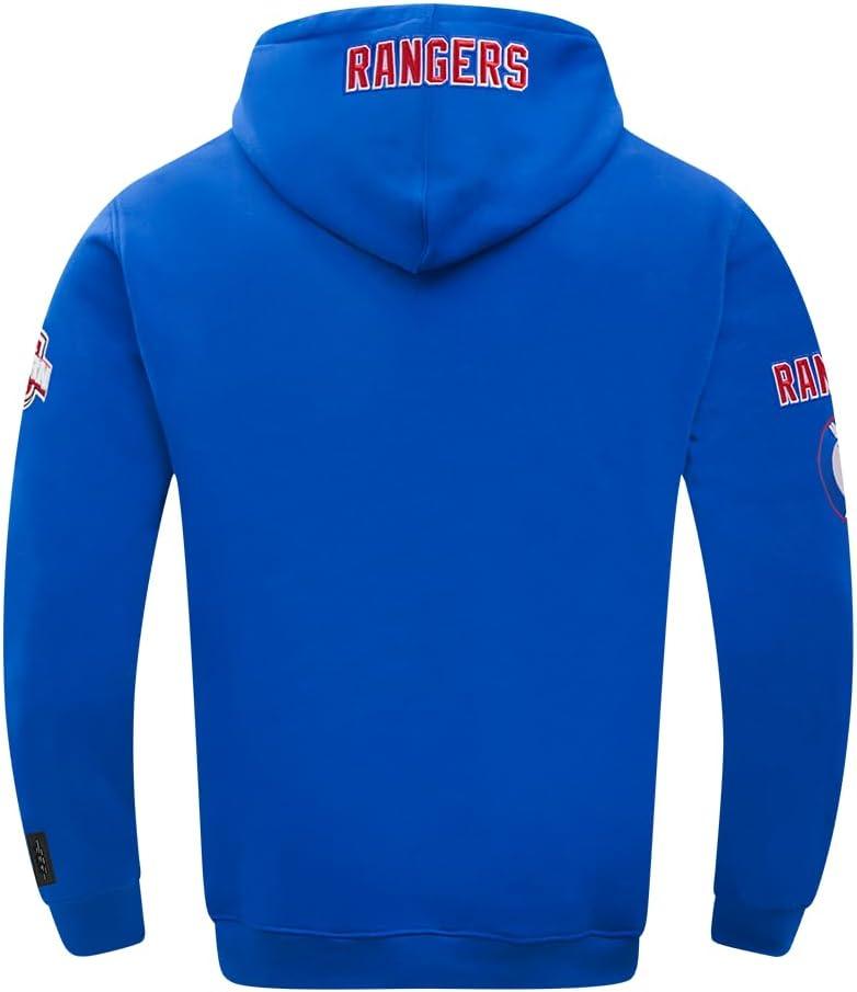 imagePro Standard Mens NHL Old English Pull Over HoodieRoyal Blue