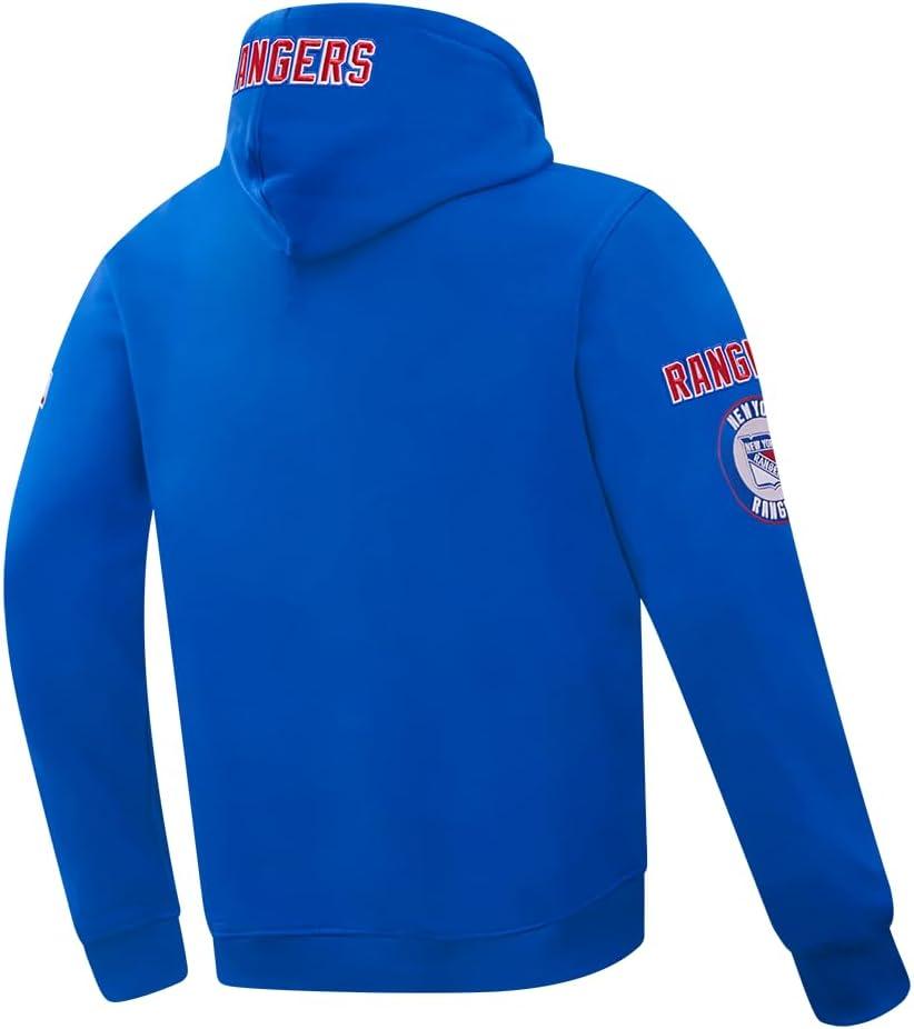 imagePro Standard Mens NHL Old English Pull Over HoodieRoyal Blue