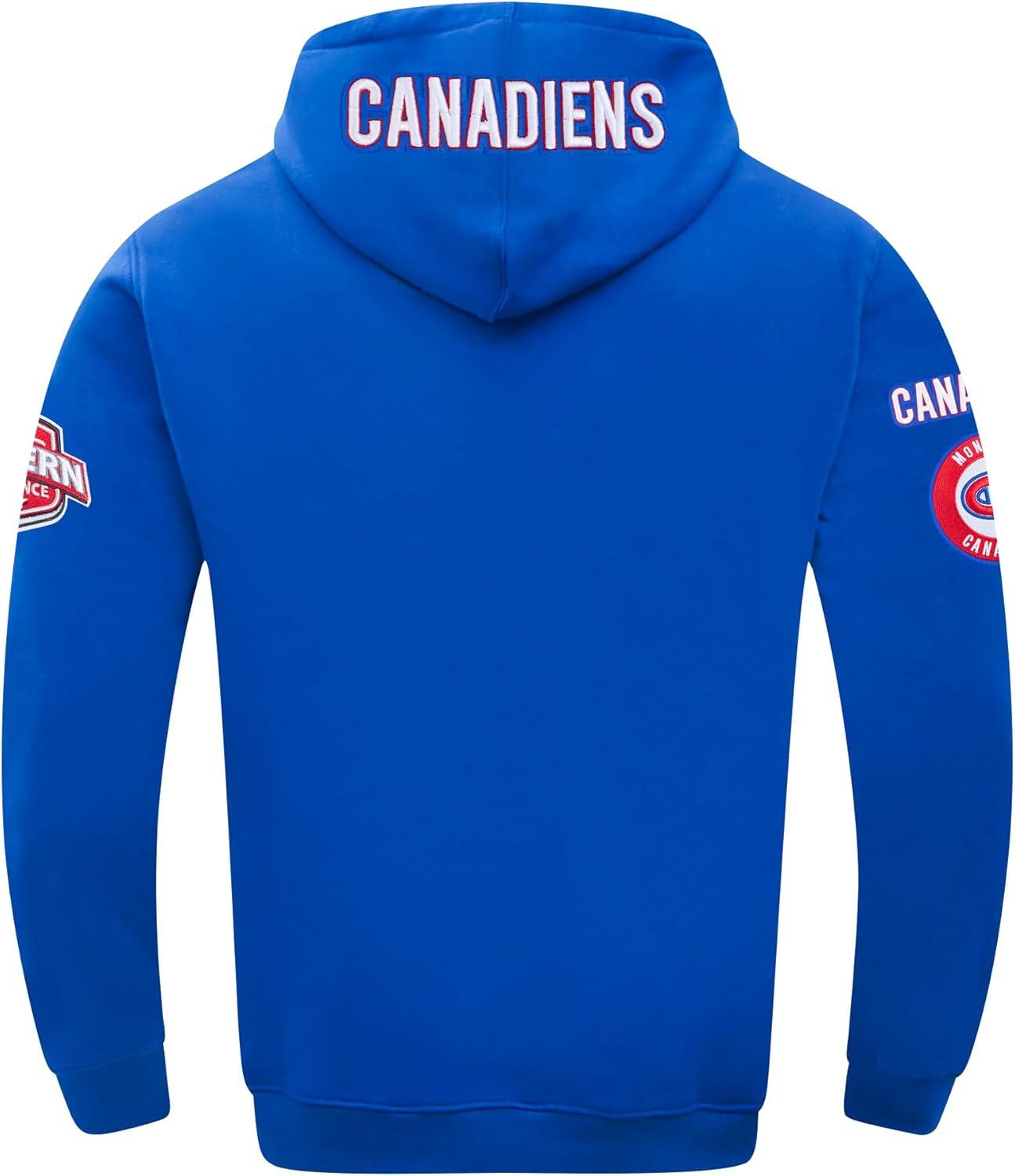 imagePro Standard Mens NHL Old English Pull Over HoodieRoyal Blue