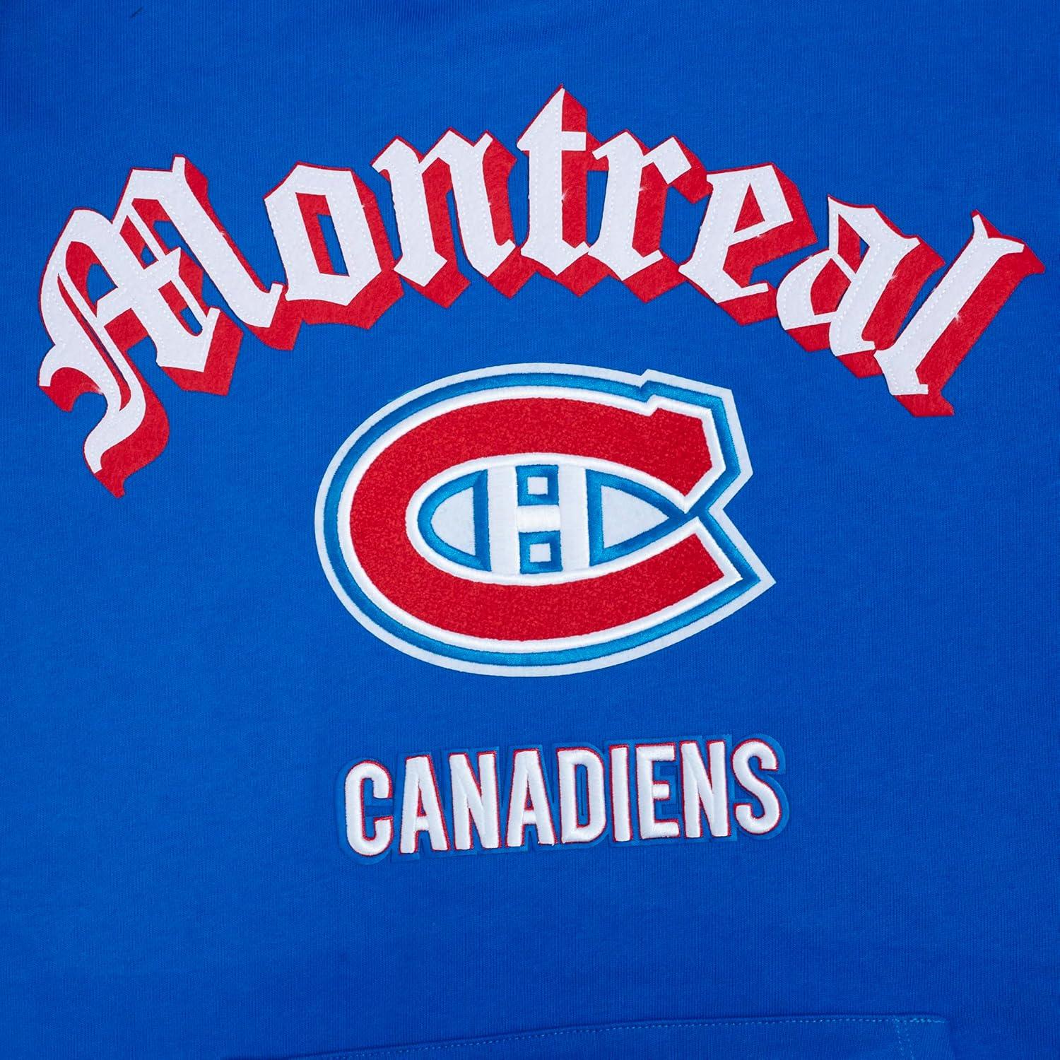 imagePro Standard Mens NHL Old English Pull Over HoodieRoyal Blue