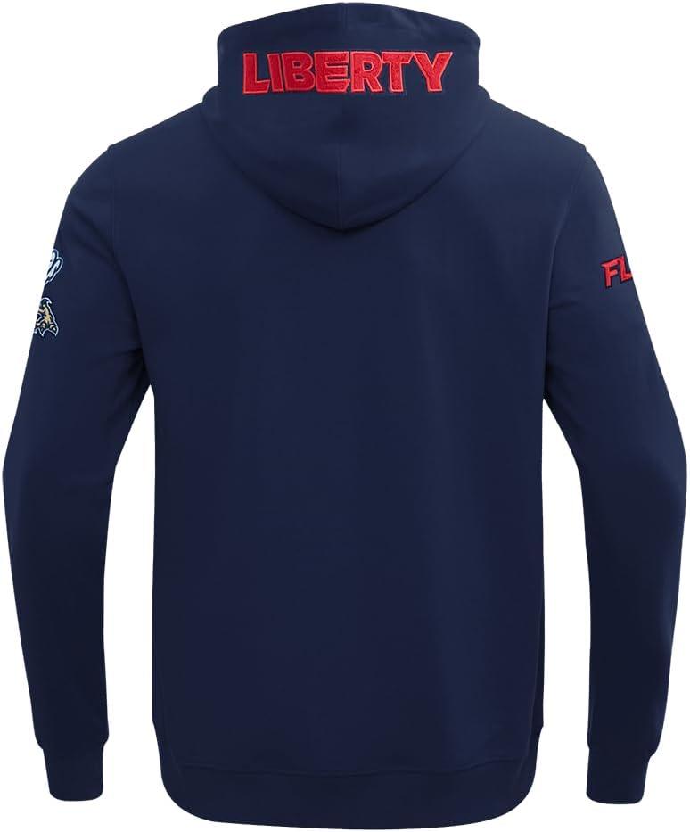imagePro Standard NCAA mens Mens College Classic Chenille Cotton Double Knit Full Zip HoodieMidnight Navy