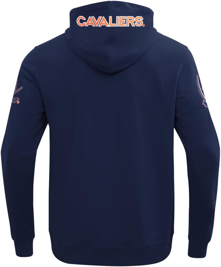 imagePro Standard NCAA mens Mens College Classic Chenille Cotton Double Knit Full Zip HoodieMidnight Navy