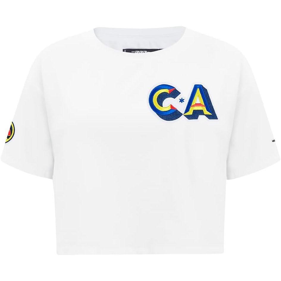 imagePro Standard Womens LIGA MX Stadium Cotton Single Jersey SS Boxy TEEWhite