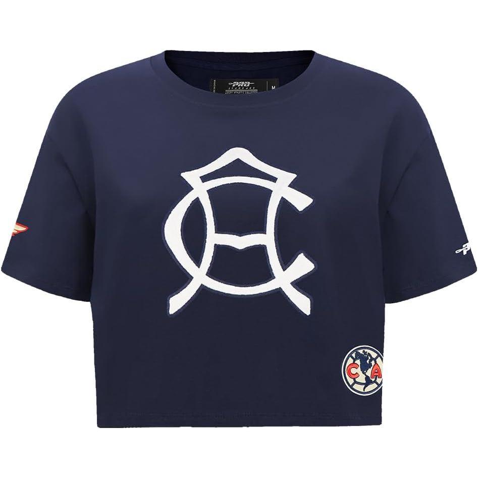 imageWomens LIGA MX Premium Cotton Single Jersey SS Boxy TEEMidnight Navy