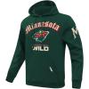 Pro Standard Mens NHL Old English Pull Over Hoodie(Forest Green)