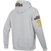 Pro Standard Mens NHL Old English Pull Over Hoodie(Heather Grey)