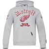 Pro Standard Mens NHL Old English Pull Over Hoodie(Heather Grey)