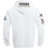 Pro Standard Mens NHL Old English Pull Over Hoodie(White)