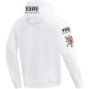 Pro Standard Mens NHL Old English Pull Over Hoodie(White)