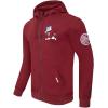 Pro Standard NCAA mens Mens College Classic Chenille Cotton Double Knit Full Zip Hoodie(Cardinal Red)