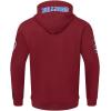 Pro Standard NCAA mens Mens College Classic Chenille Cotton Double Knit Full Zip Hoodie(Cardinal Red)