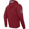 Pro Standard NCAA mens Mens College Classic Chenille Cotton Double Knit Full Zip Hoodie(Cardinal Red)