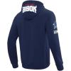 Pro Standard NCAA mens Mens College Classic Chenille Cotton Double Knit Full Zip Hoodie(Midnight Navy)
